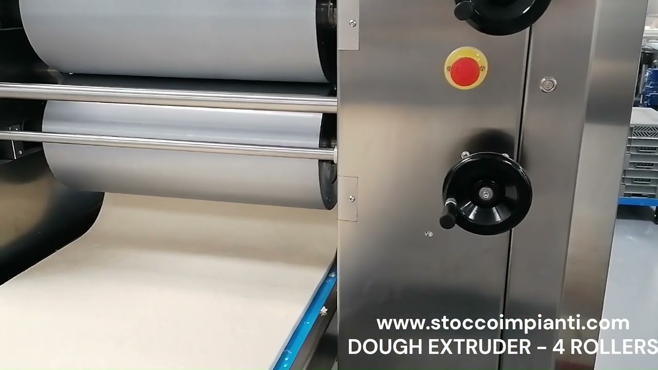 DOUGH EXTRUDER - ESTRUSORE 4 RULLI