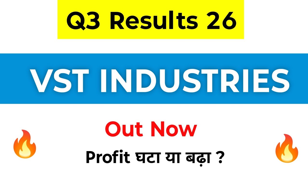 VST Industries Q3 Results | Vst Industries Share Latest News | Vst Industries Results Today