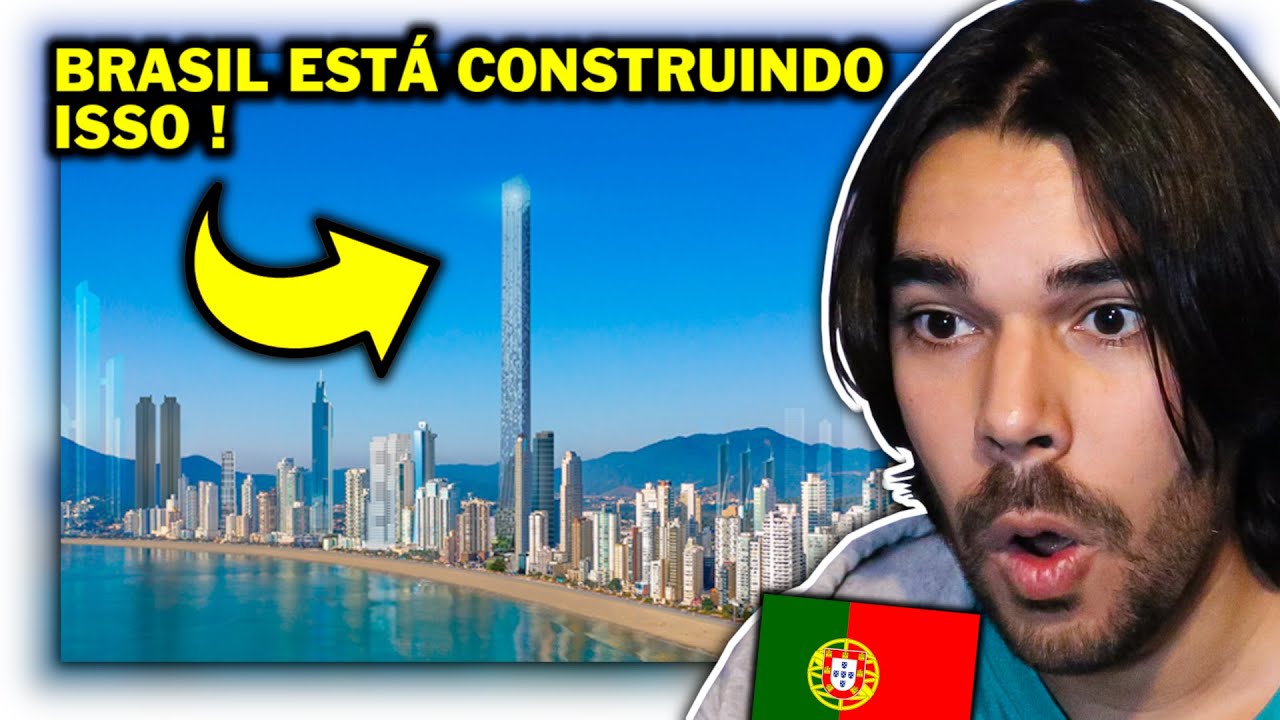 Português reage a MAIORES ARRANHA-CÉUS em CONSTRUÇÃO no BRASIL!
