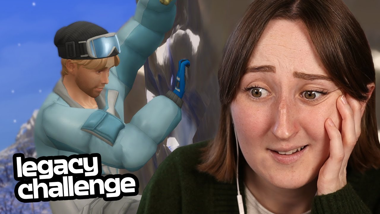 risking my sim's life to climb mt. komorebi | Nightmare Legacy Challenge #101