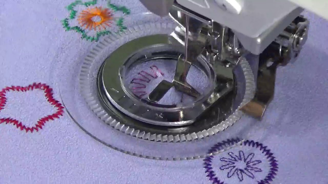 How To Use the Flower Stitch Foot