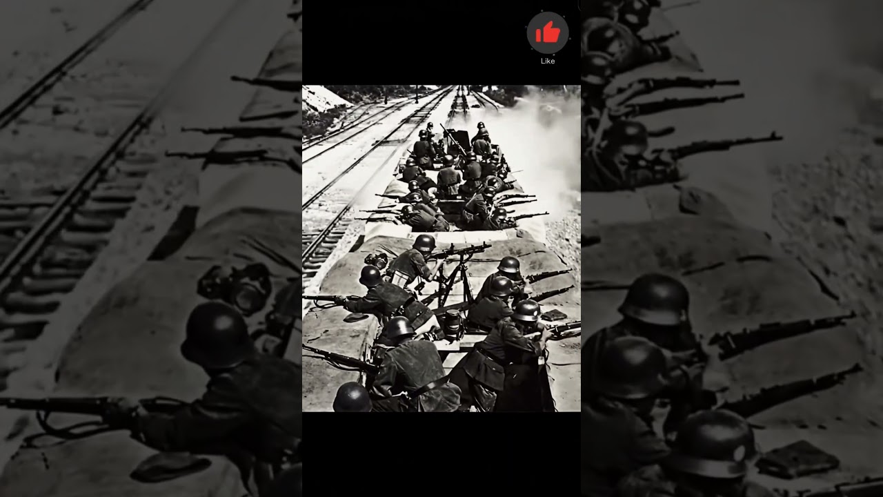 Rare Footage of a Military Rail Patrol | Vintage History #Shorts