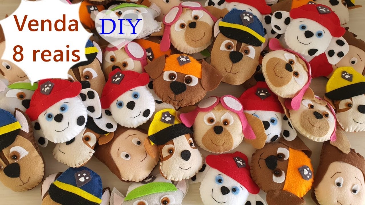Como Fazer PATRULHA CANINA , Venda MUitos , Aprenda com o Passo a passo e Molde