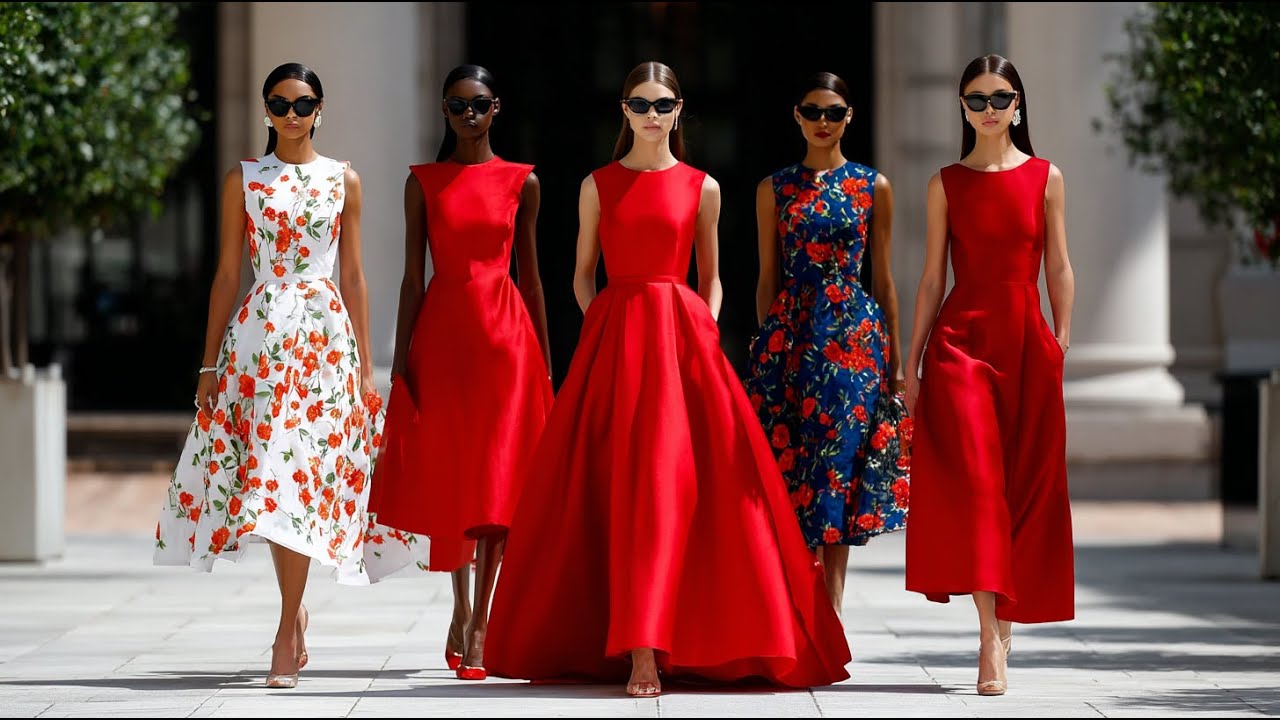 Показ Carolina Herrera весна/лето 2026 | Классическая высокая мода в сочетании с современным стилем
