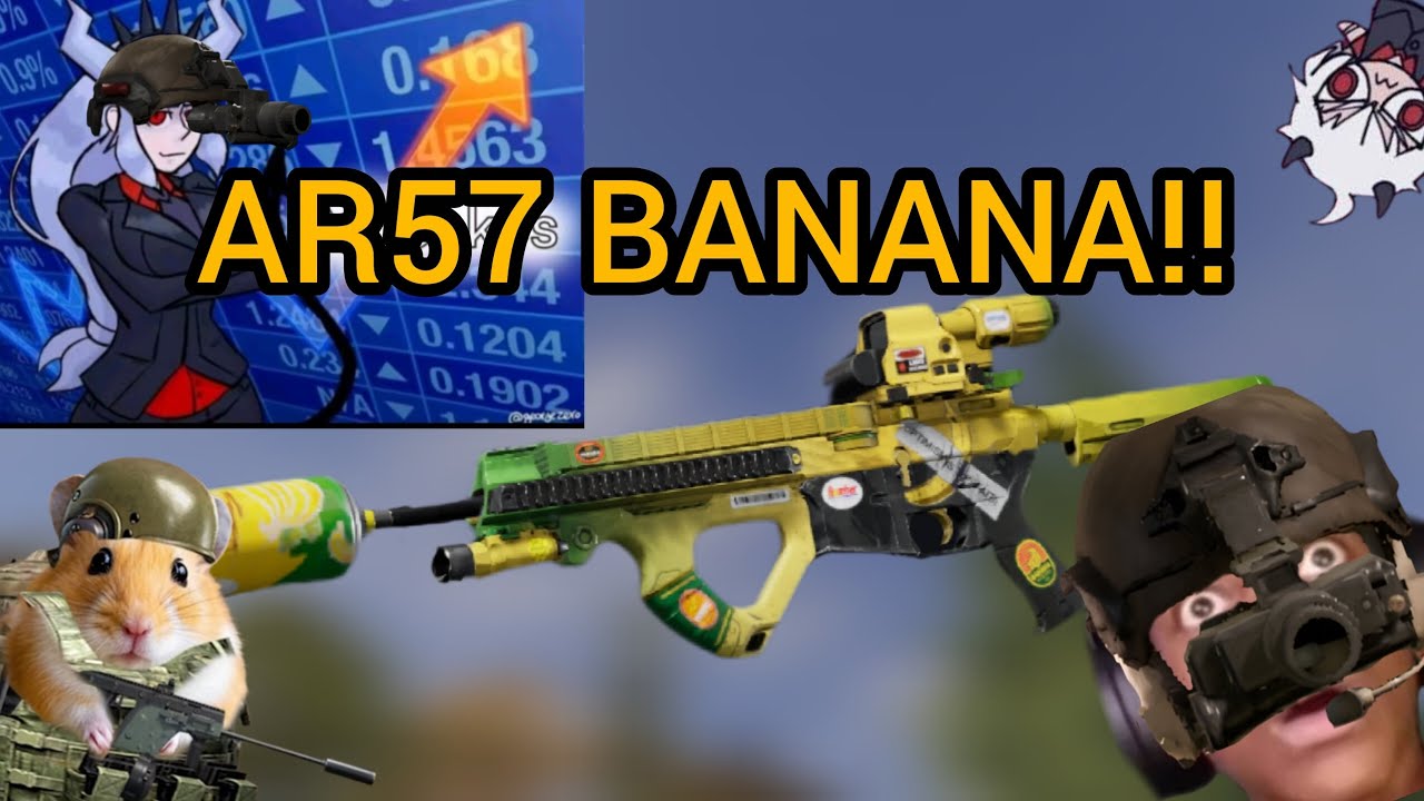 Jugando con la AR57 BANANA!!! 