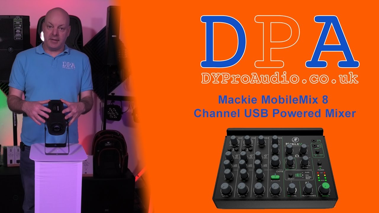 Mackie MobileMix 8 Channel USB Powered Mixer | DYProAudio