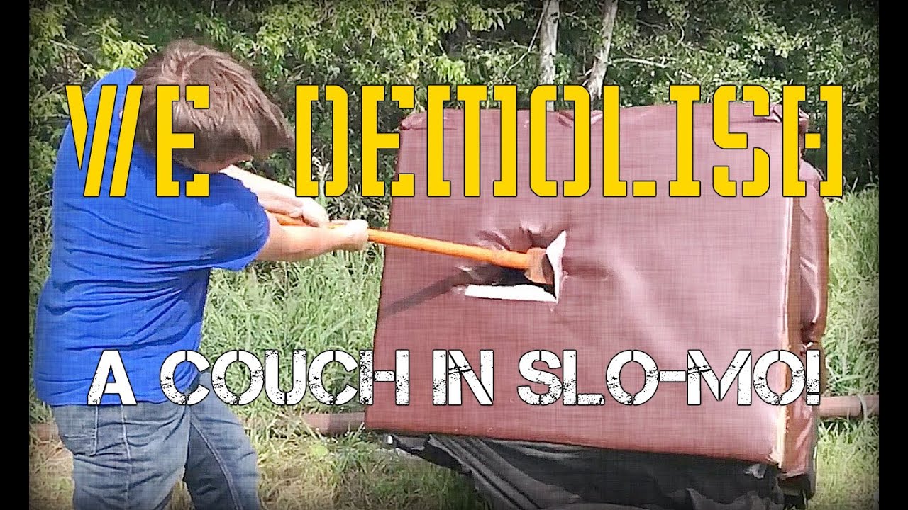WE DEMOLISH A COUCH IN SLO MO! (Smash Ep.  2)