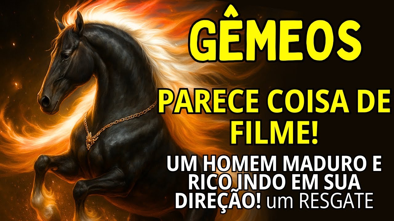 GÊMEOS ♉PARECE COISA DE FILME! UM HOMEM MADURO E RICO INDO EM SUA DIREÇÃO😱 É UM LINDO RESGATE😍