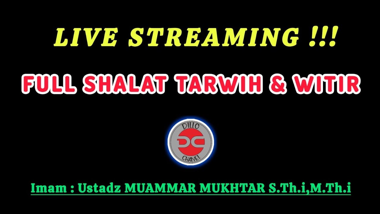 Full Shalat Tarwih & Witir Malam 29 Ramadhan | Ustadz Muammar Mukhtar