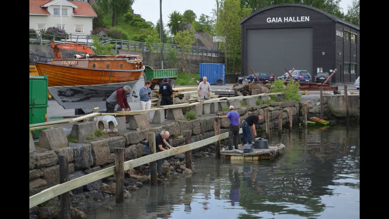 Gokstad kystlag bygger brygge