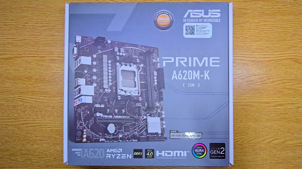 UNBOXING Placa madre ASUS PRIME A620M-K-CSM en Espa&ntilde;ol! (4K)