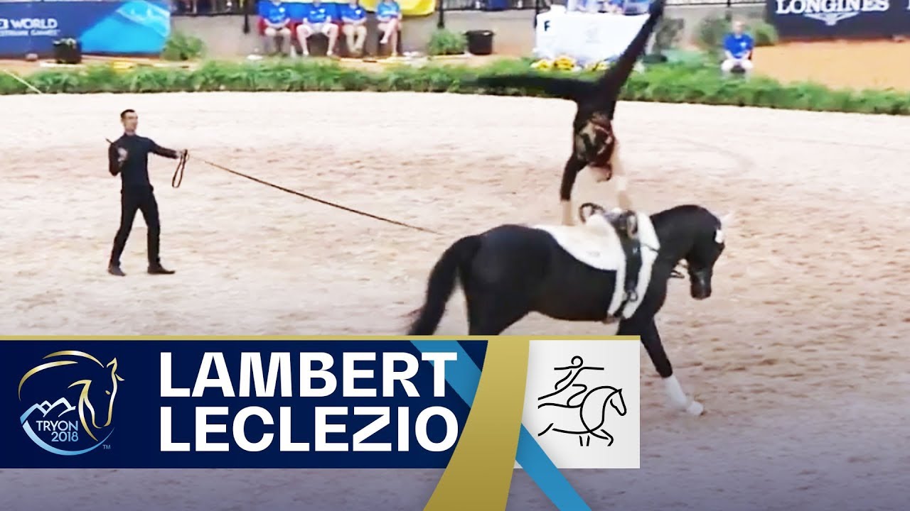 Male Vaulting - Lambert Leclezio takes it all! | FEI World Equestrian Games 2018
