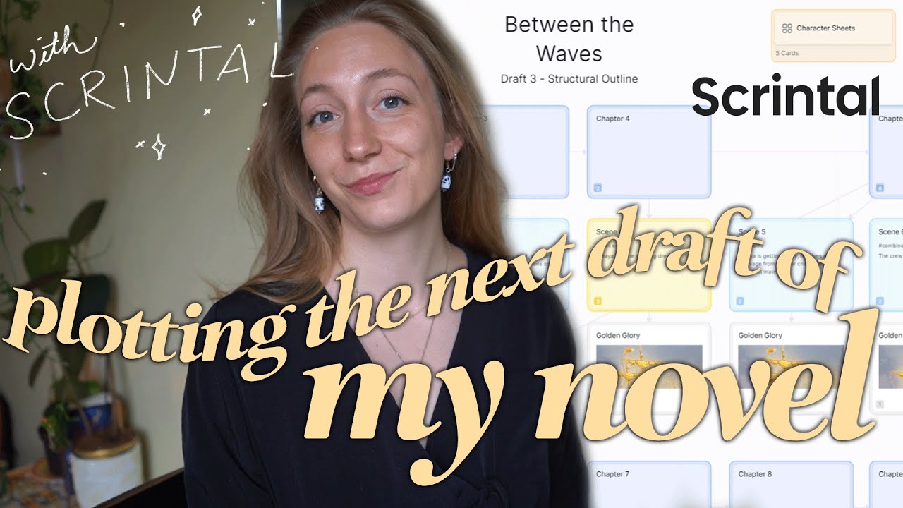 How to outline a novel | plotting my next draft visually using Scrintal