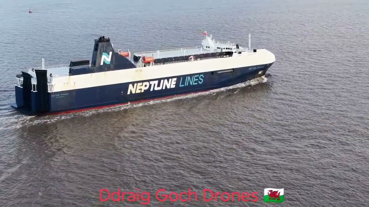 Bristol Avonmouth Port.Filmed From Portishead Bristol Avon.