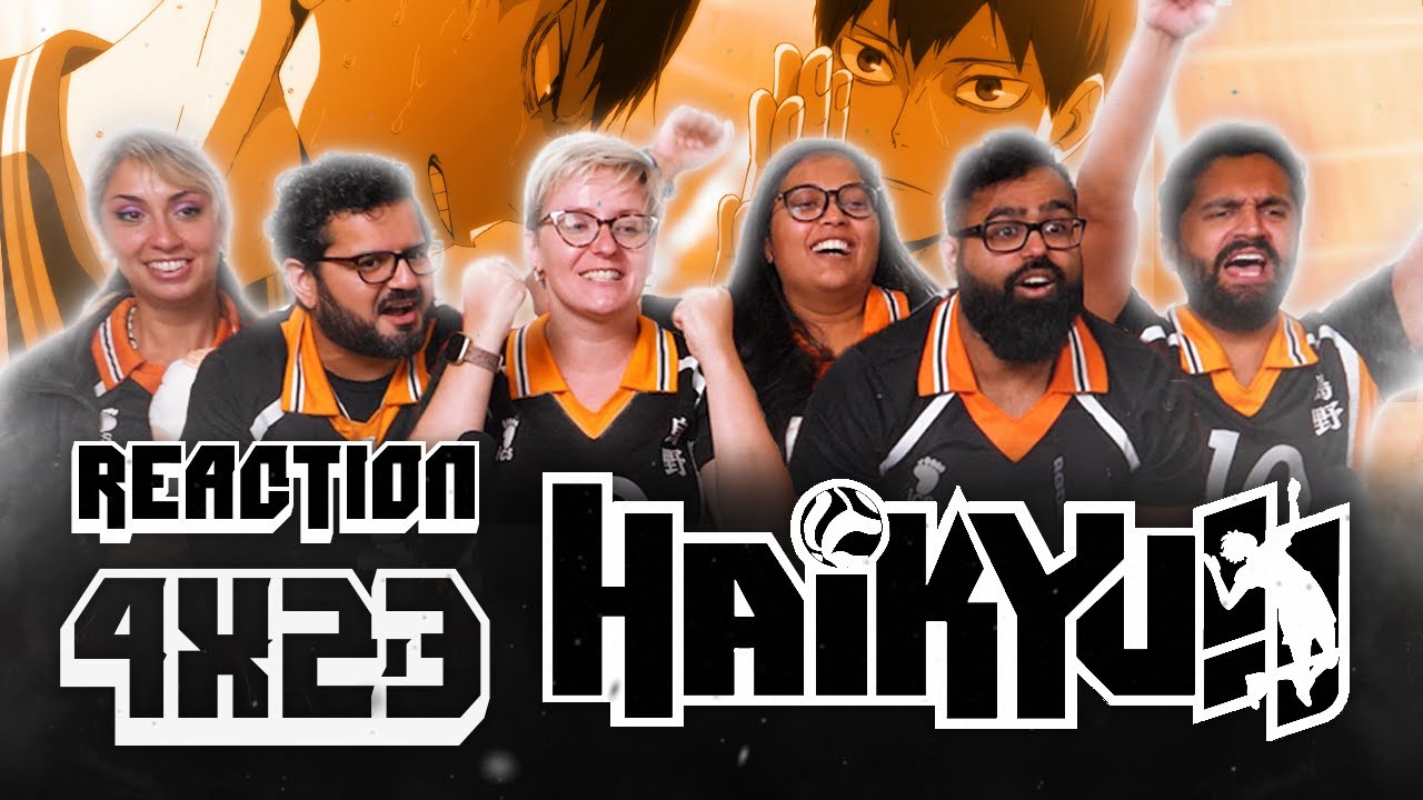 Haikyu!! - 4x23 The Birth of the Serene King - Group Reaction
