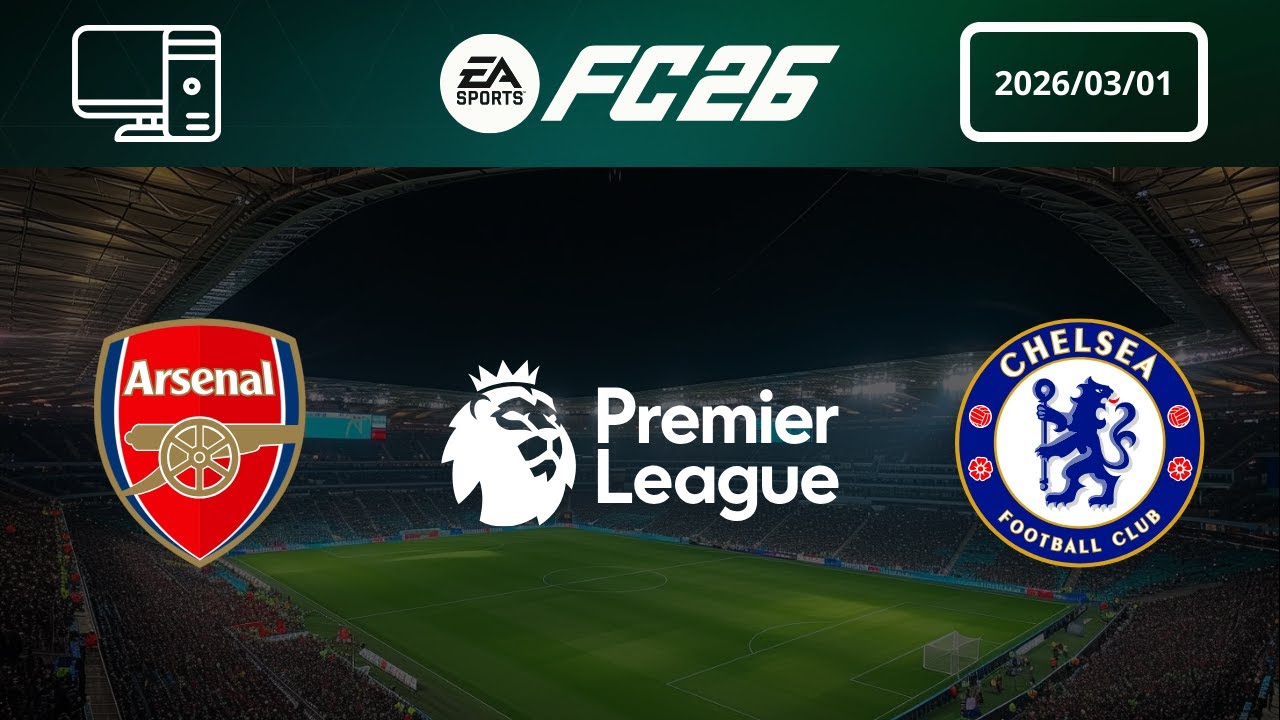 [4K] Arsenal vs Chelsea - Prediction - 2025-26 Premier League - EA FC 26