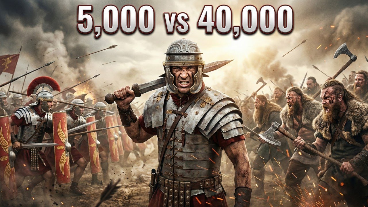 5 000 Romains contre 40 000 Germains : La Victoire Militaire la Plus Folle de l’Histoire
