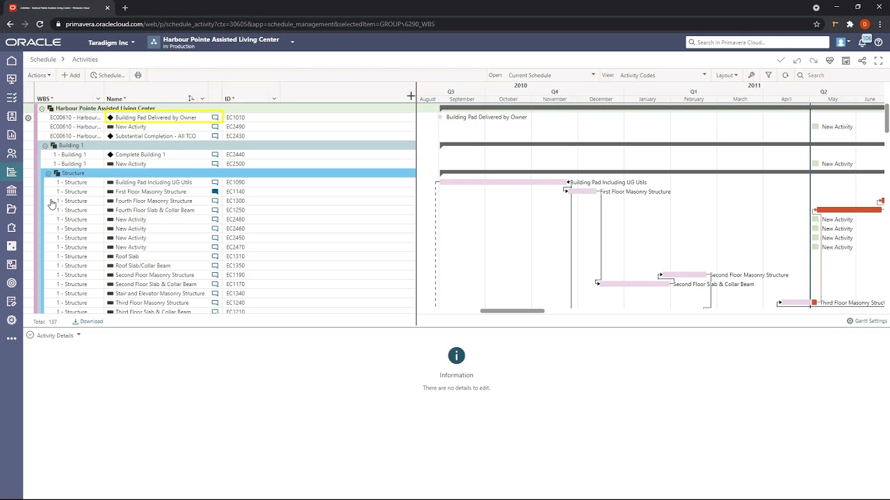 Oracle Primavera Cloud Overview