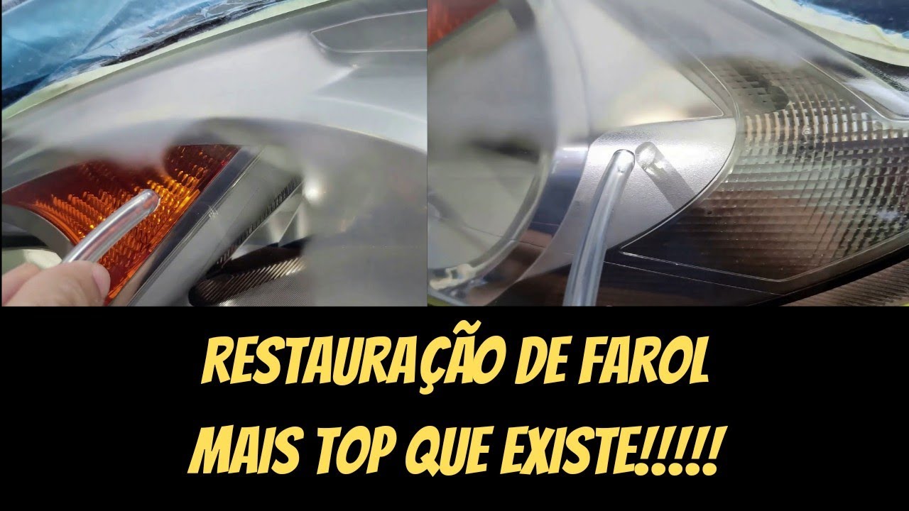 RESTAURAÇÃO DE FAROL COM VAPOR DE POLÍMERO