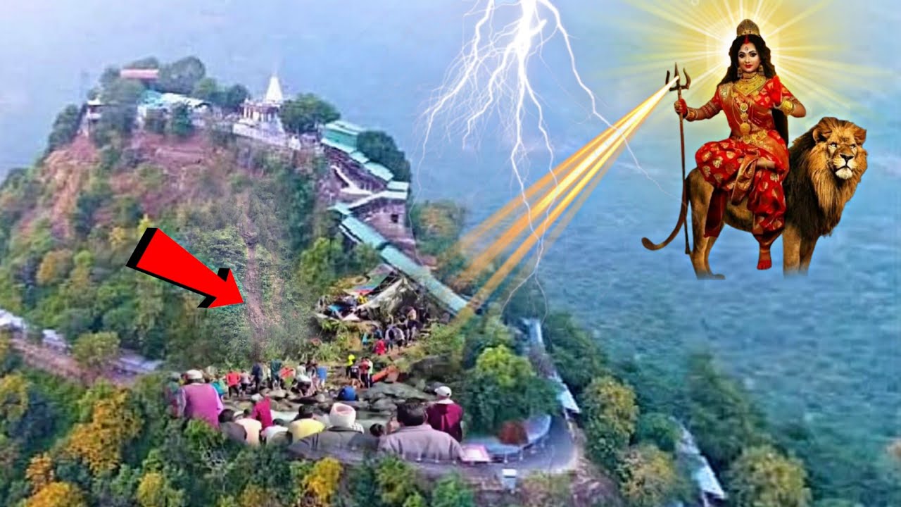 मध्यप्रदेश के मैहर देवी मंदिर में नवरात्रि के सातवे दिन😱अपने भक्तो की जान बचाने माँ शारदा देवी आ गयी