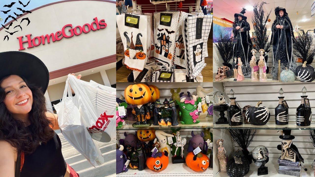 HOMEGOODS HALLOWEEN is HERE!!! First Look & HAUL! + New AT HOME Spooky Decor & MICHAELS Fall!