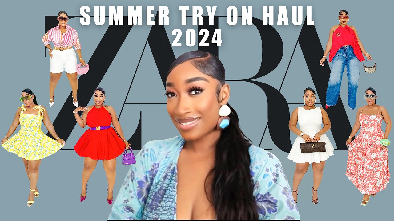 ZARA MUST HAVE SUMMER TRY ON  HAUL 2024 / SUMMER FASHION ZARA HAUL/ CHICAMASTYLE /ZARA TRY ON HAUL