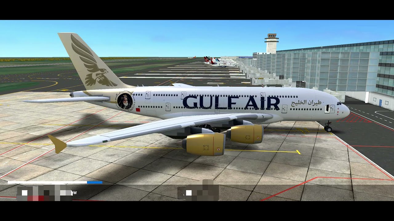 A380 flight to the group 