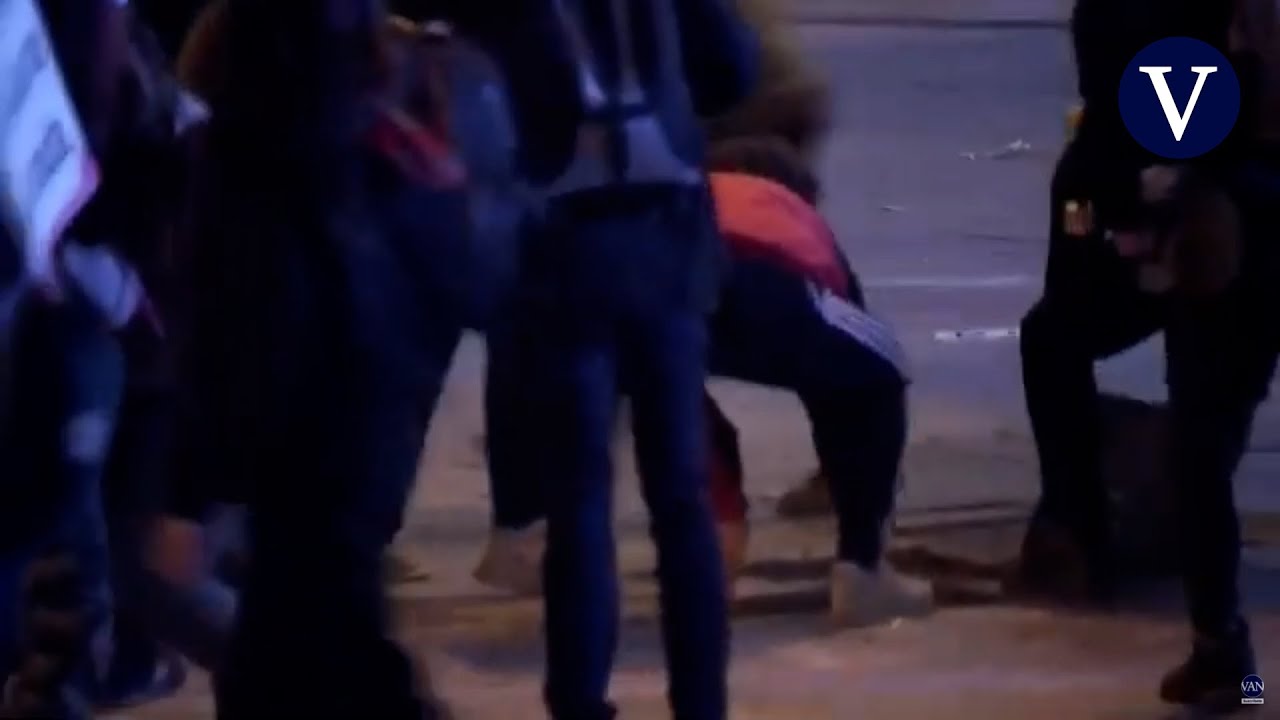 Disturbios en la movilización de Madrid en contra del encarcelamiento de Pablo Hasél