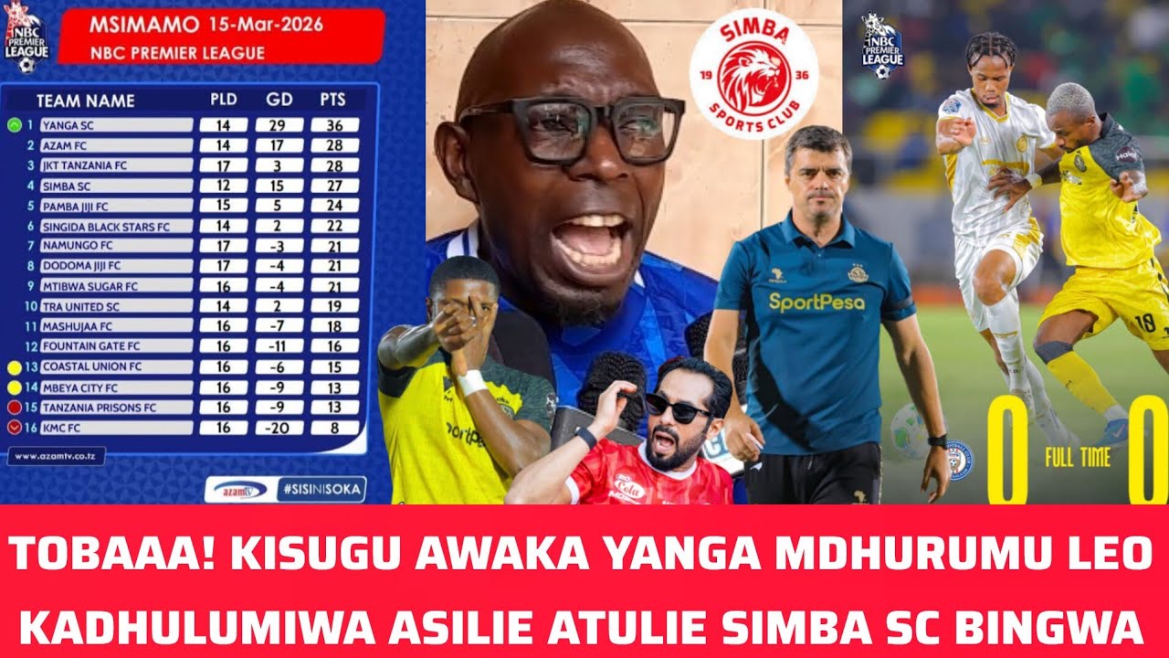 KISUGU ACHAFUA HALI YA HEWA ATAMBA NA MSIMAMO AIPA SIMBA UBINGWA YANGA MBOVU WATALILIA SANA PENALTY 