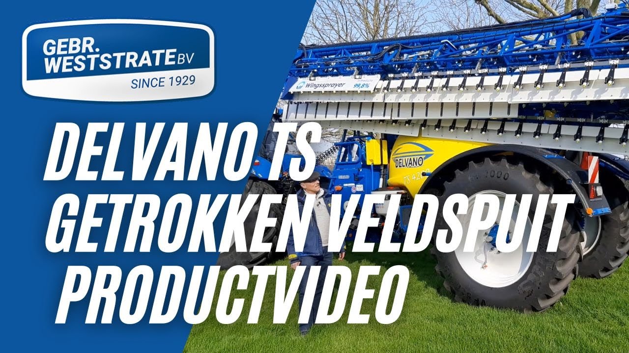 Delvano TS-serie getrokken veldspuiten uitgelegd