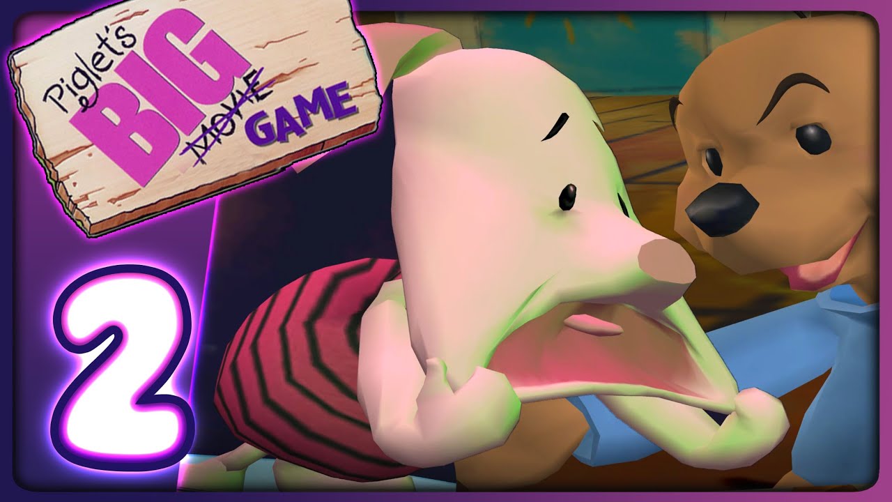 Piglet's Big Game Walkthrough Part 2 (PS2) 100% Roo's Dream [4K]