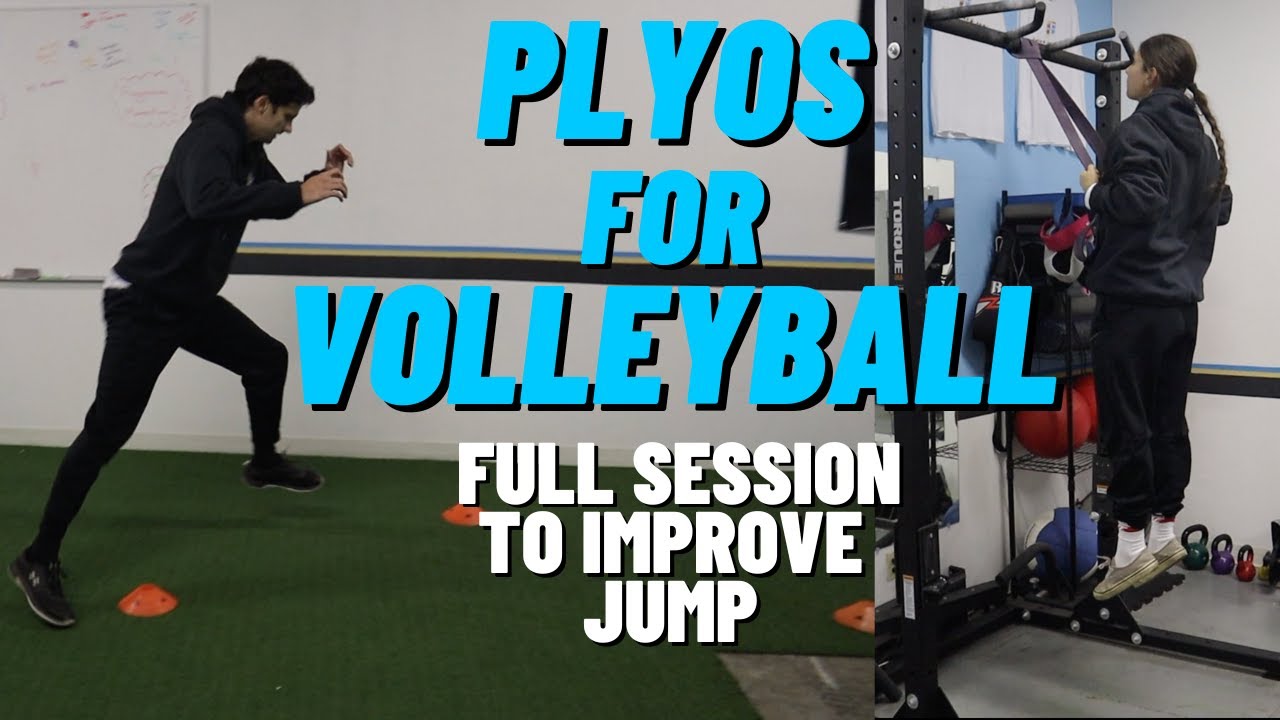 Plyometrics For Volleyball || Volleyball Player Jump Training