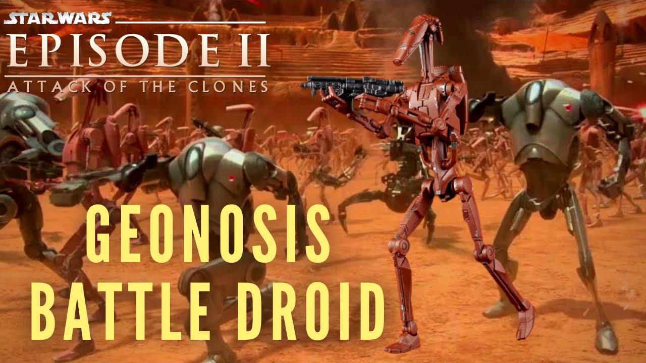 Battle Droid Geonosis | Attack of the Clones (Black Series) Review en Español HD