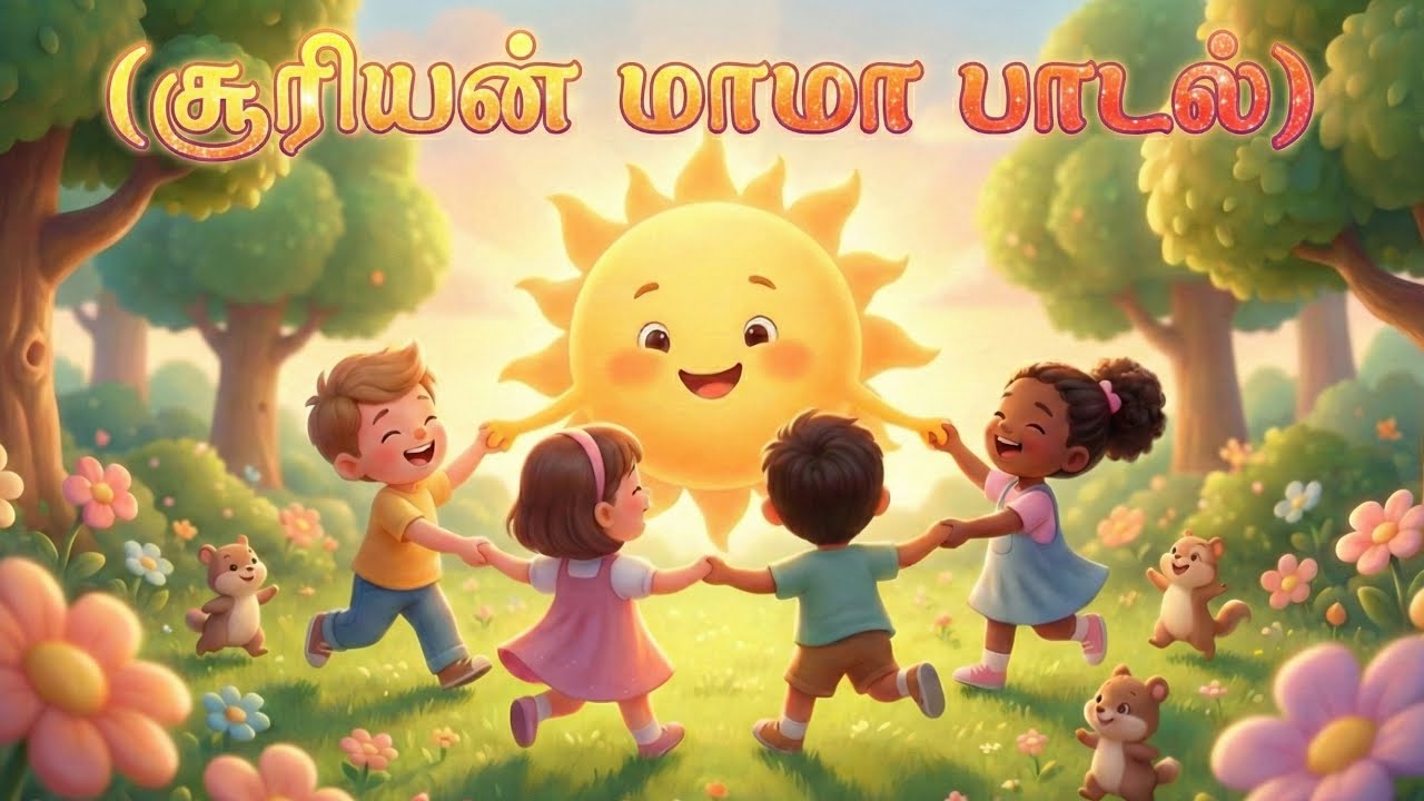 “Sooriyan Mama🌞 (சூரியன் மாமா 😁) | Morning Song for Kids 🌞”