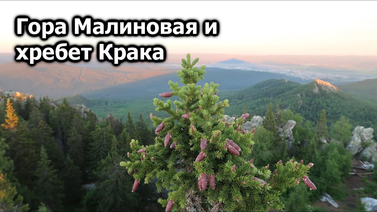 Гора Малиновая и хребет Крака. 5.06.2021