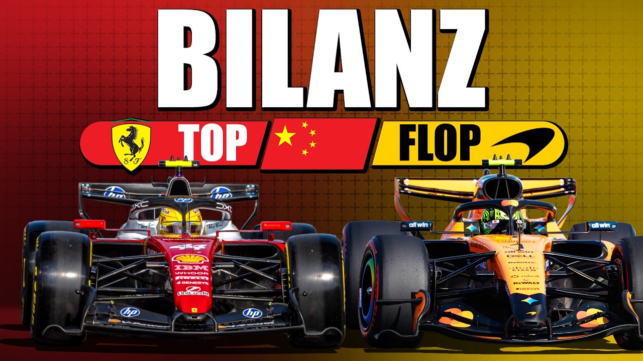 Tops & Flops China 2026: Antonelli siegt, Hamilton gl&auml;nzt, McLaren floppt