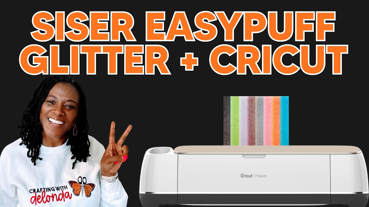 Как использовать Siser EasyPuff Glitter HTV с Cricut | Настройки резки, советы по термопрессу и с...