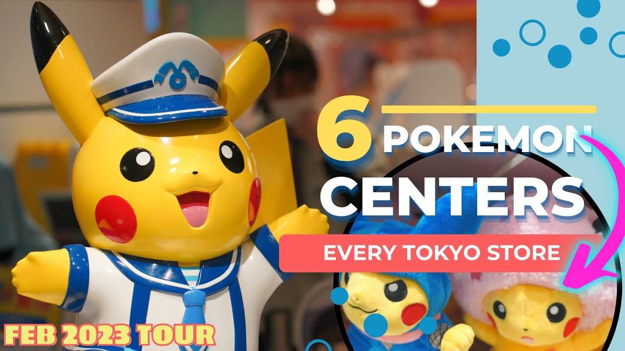 Visiting ALL 6 Tokyo Pokémon Centers Tour - Feb/Early March 2023 - Sprigatito is EVERYWHERE!