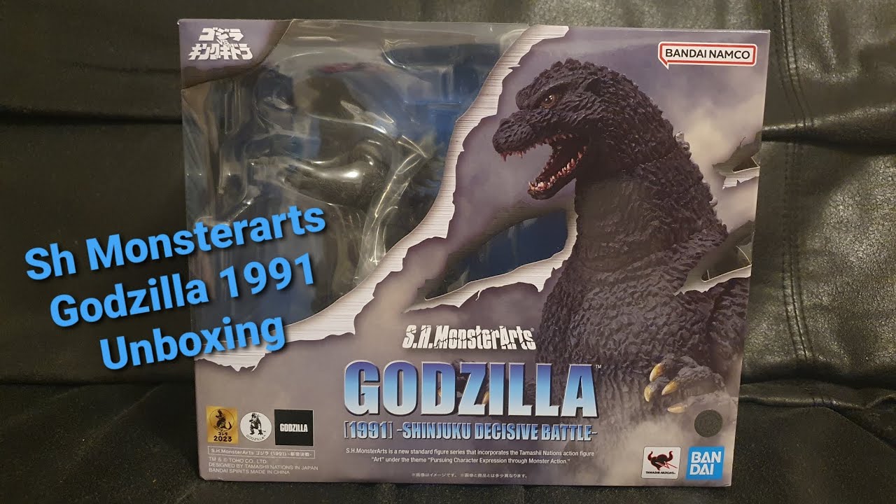 Sh Monsterarts Godzilla 1991 Shinjuku Decisive Battle Unboxing
