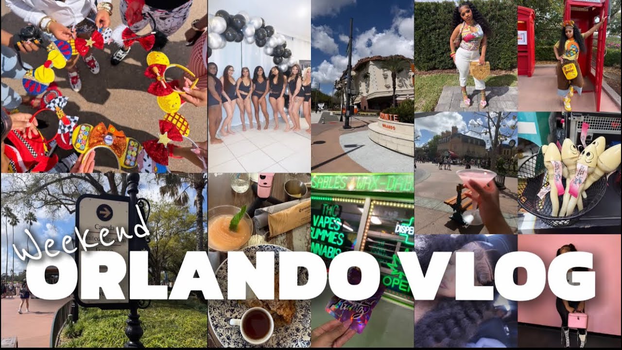 WEEKEND DIARIES: ORLANDO, EPCOT, GIRLS TRIP🏰🫧🎈|| AMIYADIONNE ✰