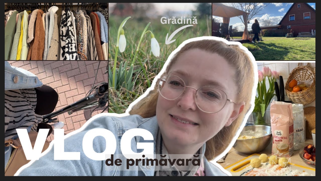 Vlog | Început de primăvară cu rețete , grădinărit și restaurant | Haul produse baie și curățenie 