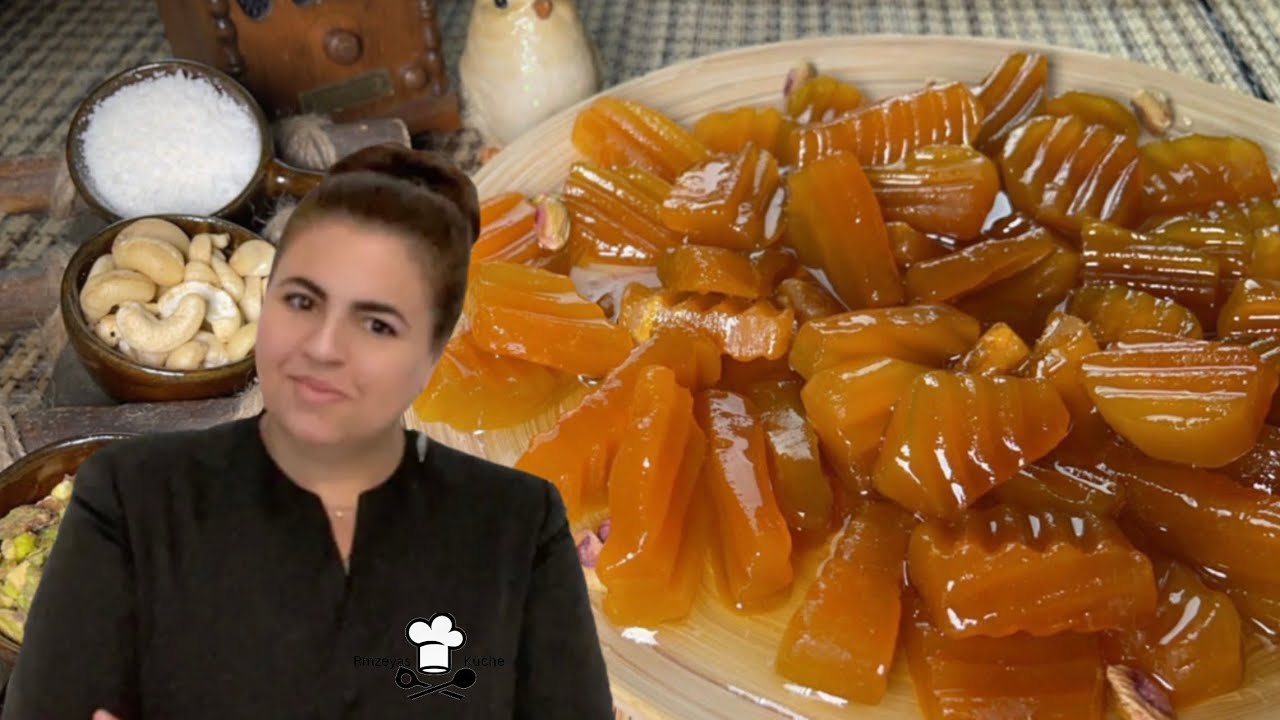 مربى القرع أو اليقطين بطنجرة الضغط بأسهل وأروع طريقة والقرشة تدوم سنوات 😍