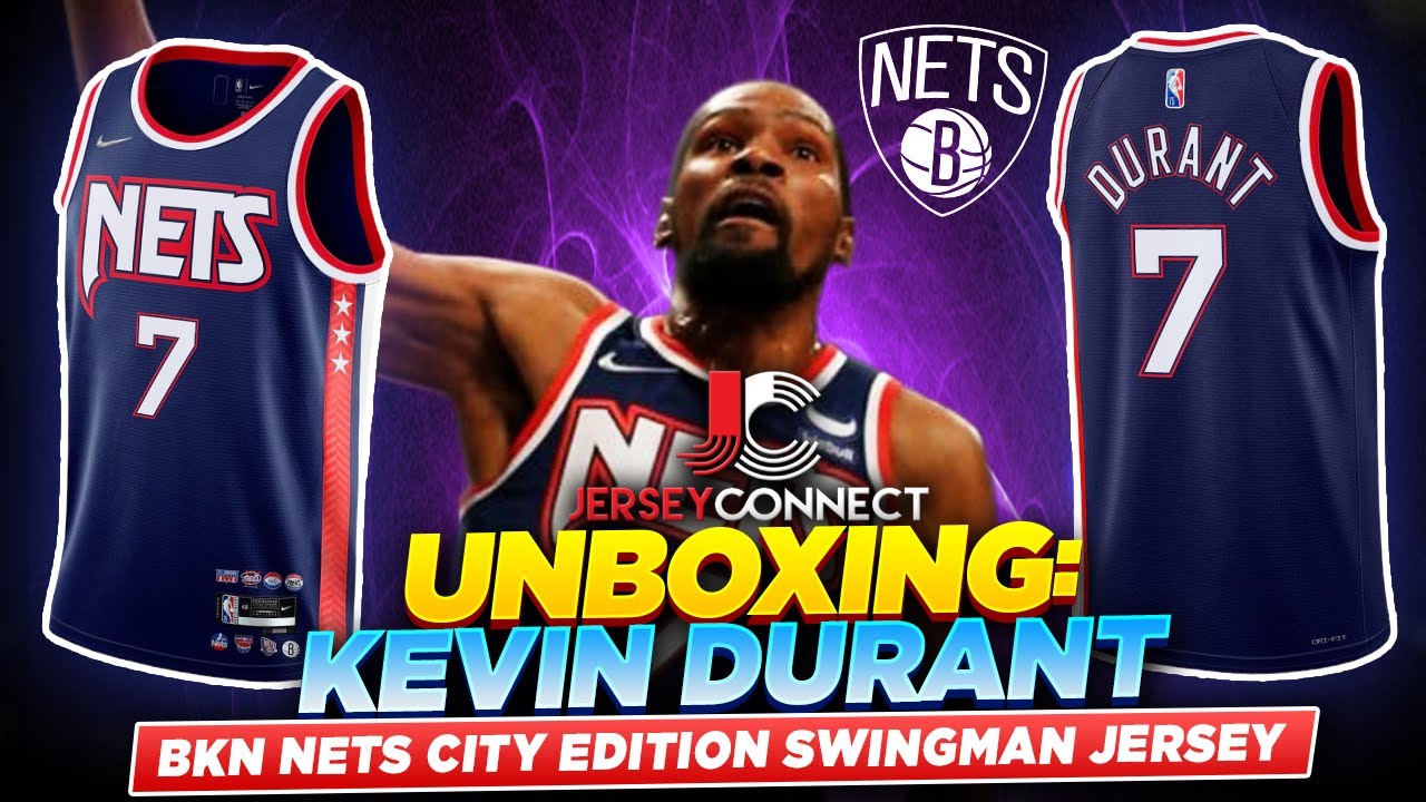 РАСПАКОВКА: Джерси Nike Swingman Кевина Дюранта «Бруклин Нетс» | Городская версия | 75-я годовщина |