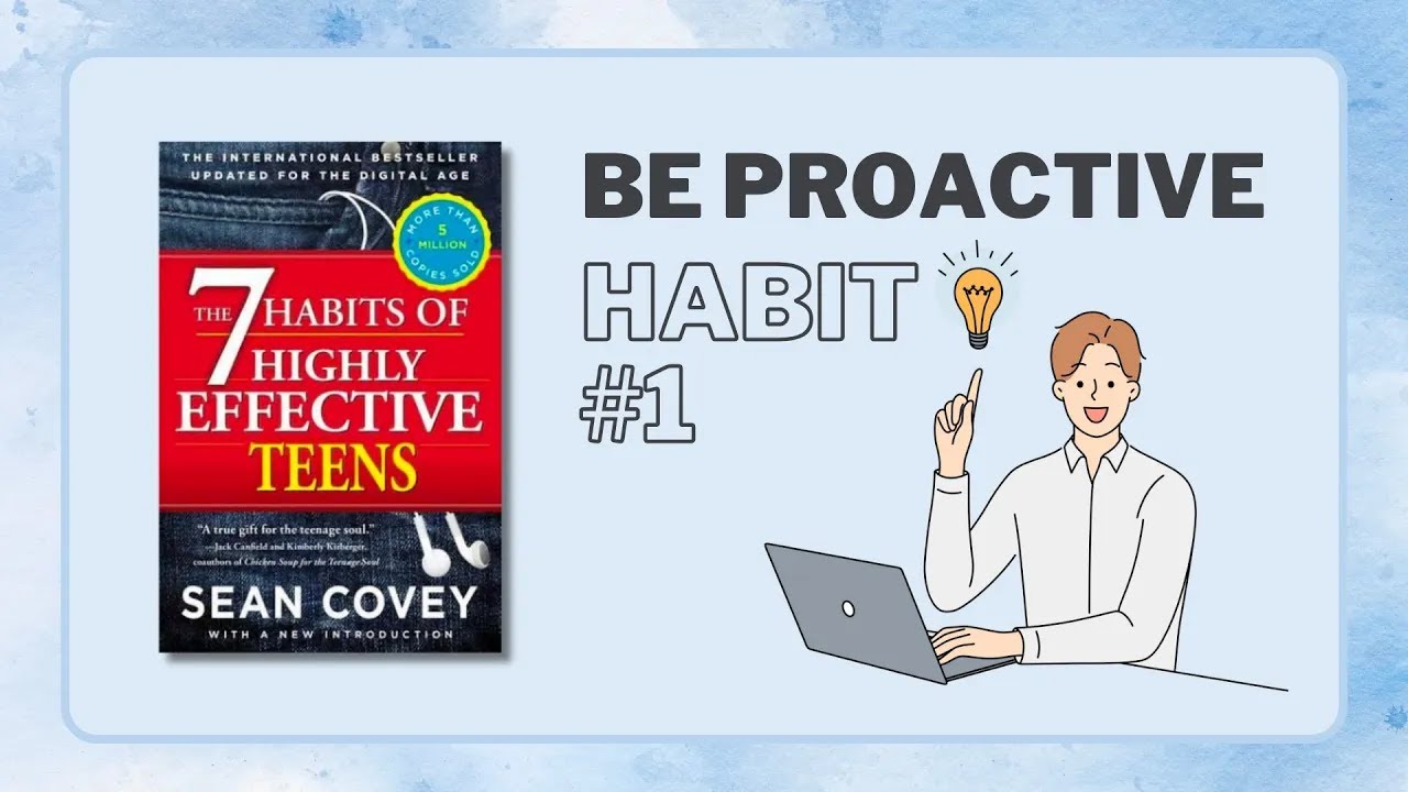 The 7 Habits of Highly Effective Teens｜Habit 1: Be Proactive｜3 minute Summary｜Sean Covey
