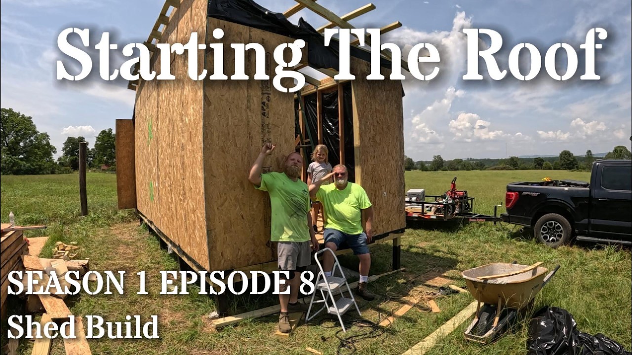 We're So Close! Roof going up!
