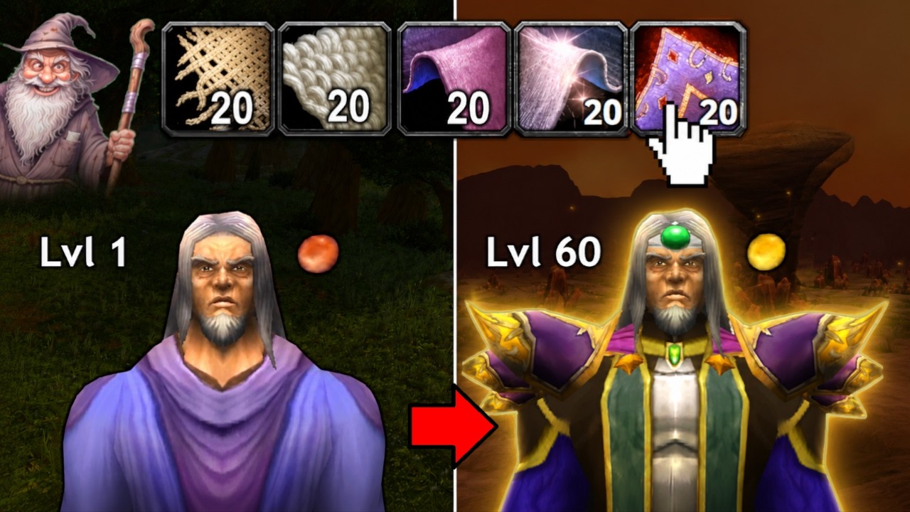 WoW Classic Solo Cloth Farming!💰BEST Locations | Leveling from 1 to 60 | Full Guide [2026]