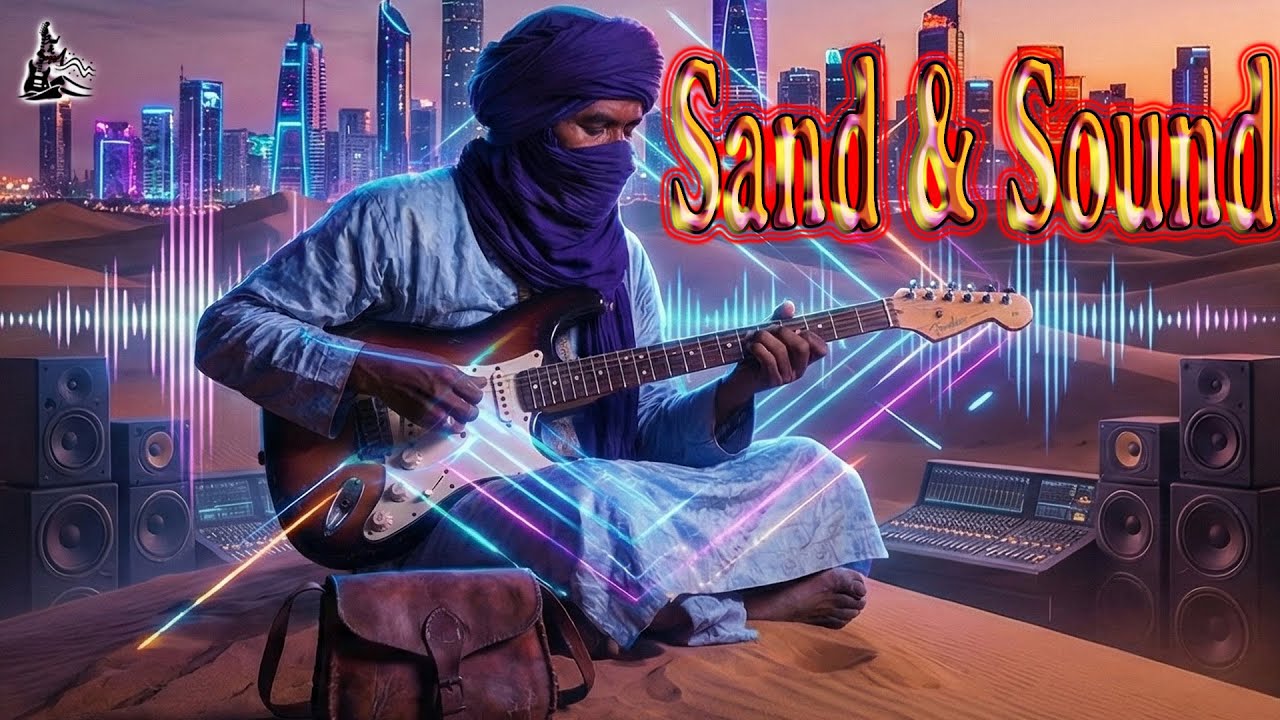 🎸Sand & Sound _Tuareg Spirit – Tribal Rhythms & Guitar Energy-V-09. #GuitareTouareg #DesertBlues