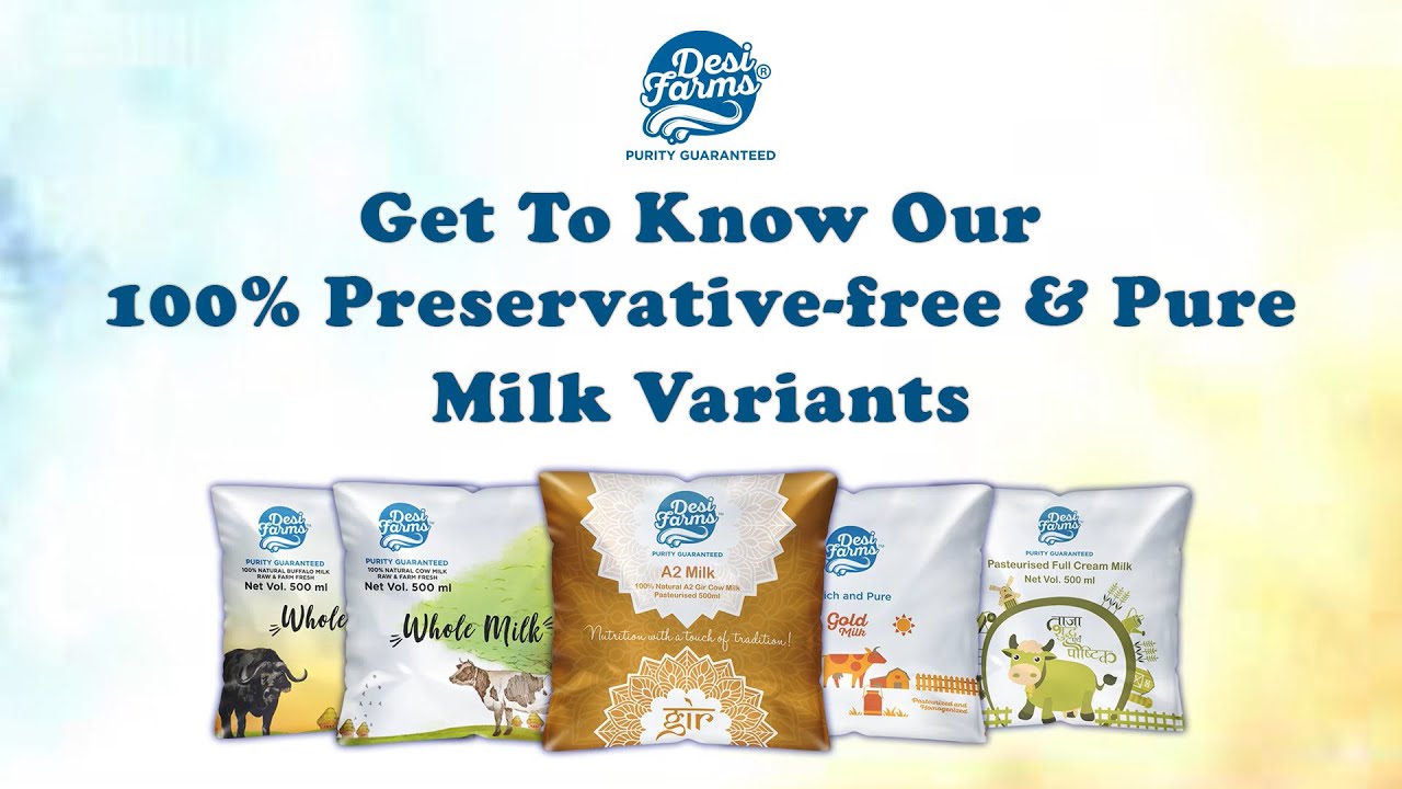 100% Preservative free Milk | Natural & Pure Milk  | Desi Farms Milk & Dairy | Best Milk