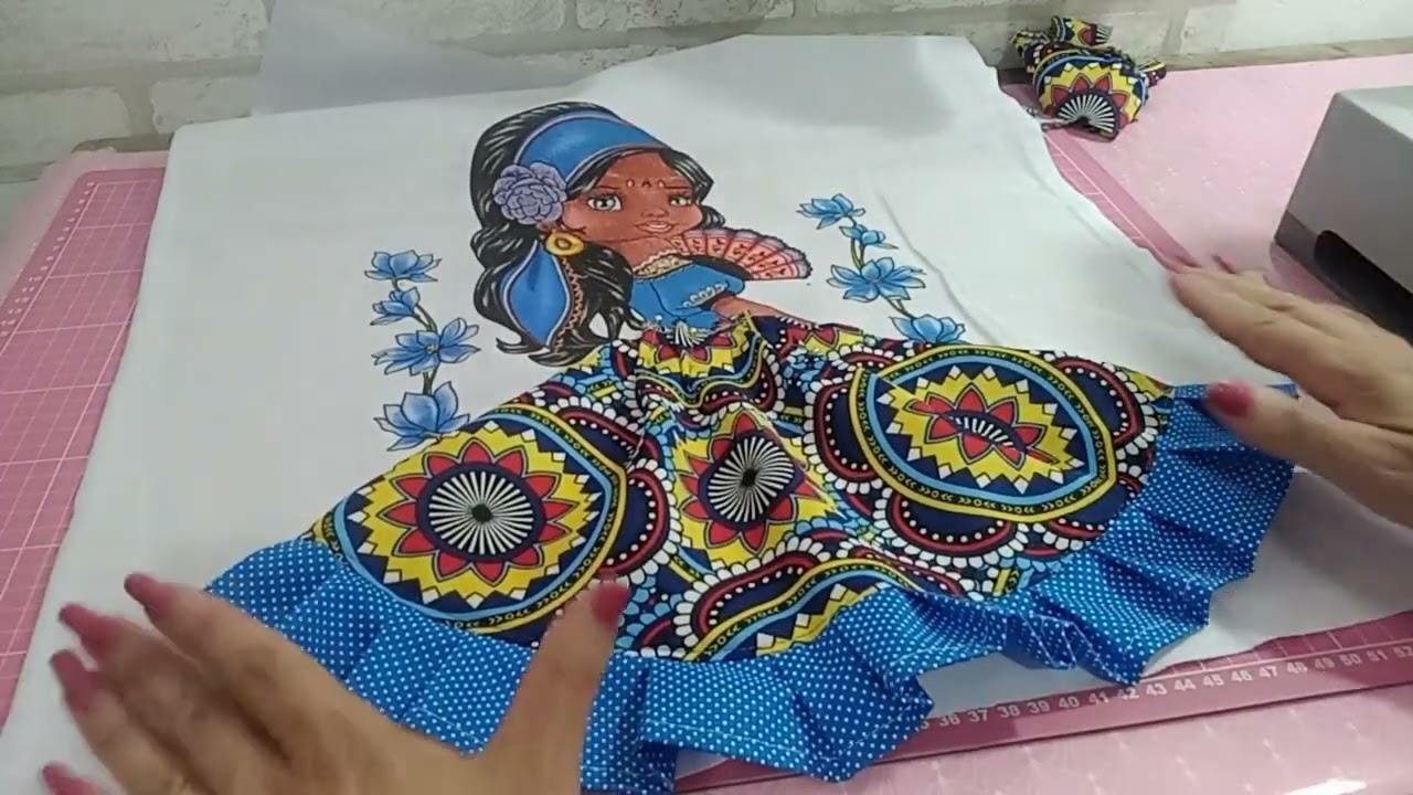 ✅️SAINHA BONEQUINHA COM ESTAMPA AFRICANA