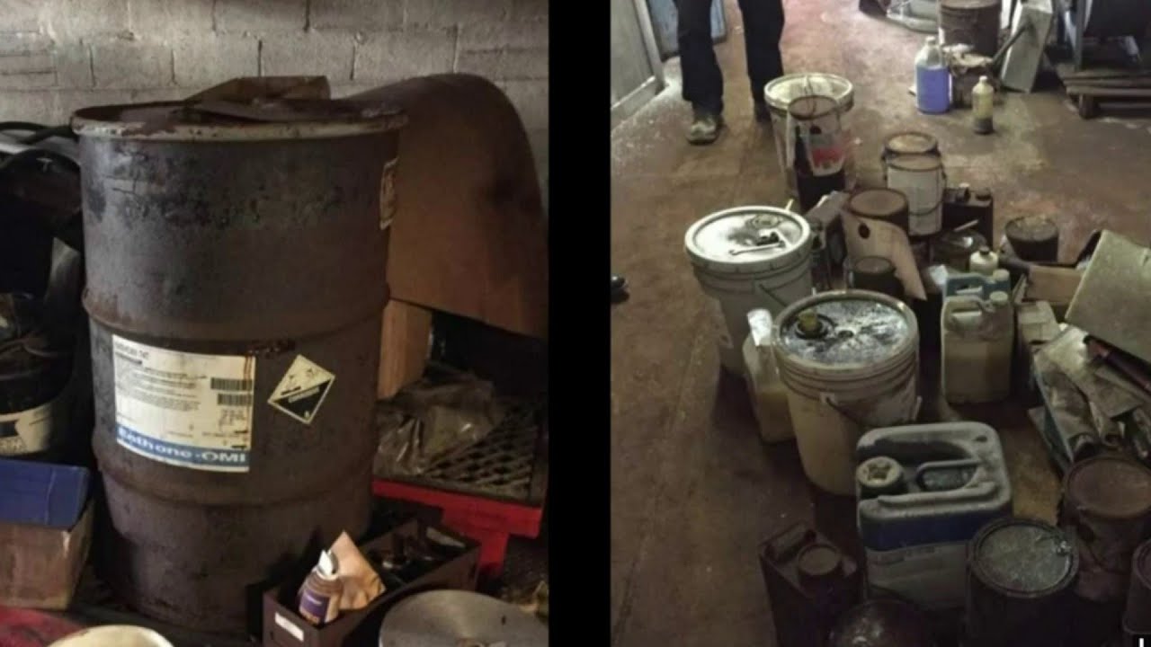 5000 barrels of hazardous waste found in chemical plant